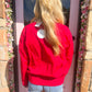 Lyla Red Gameday Windbreaker