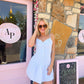 Lily Blue Gingham Dress