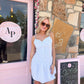 Lily Blue Gingham Dress