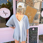 Becky Slate Oversized Romper