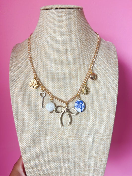 Croatan Beach Charm Necklace