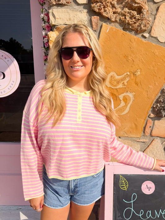 Donna Pink Lemonade Top