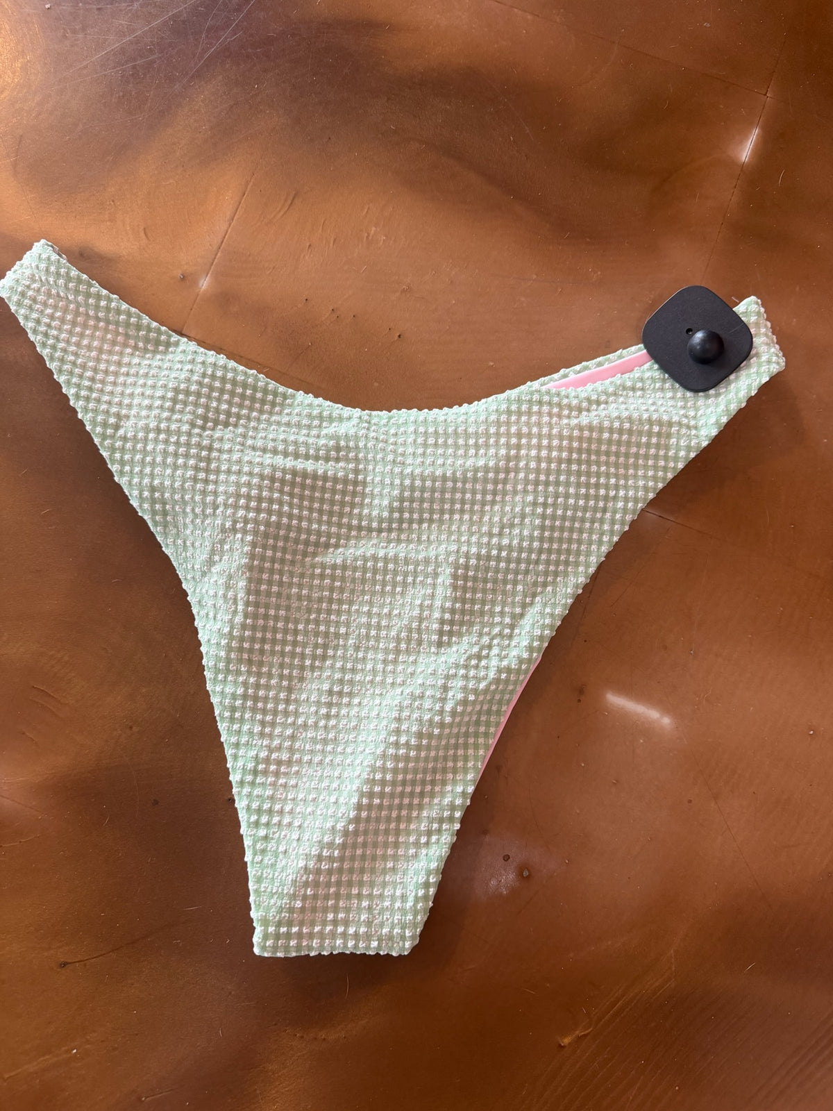 Double Layered Knot Bikini Green Bottoms