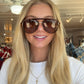 DAX Earhart cheetah sunglasses