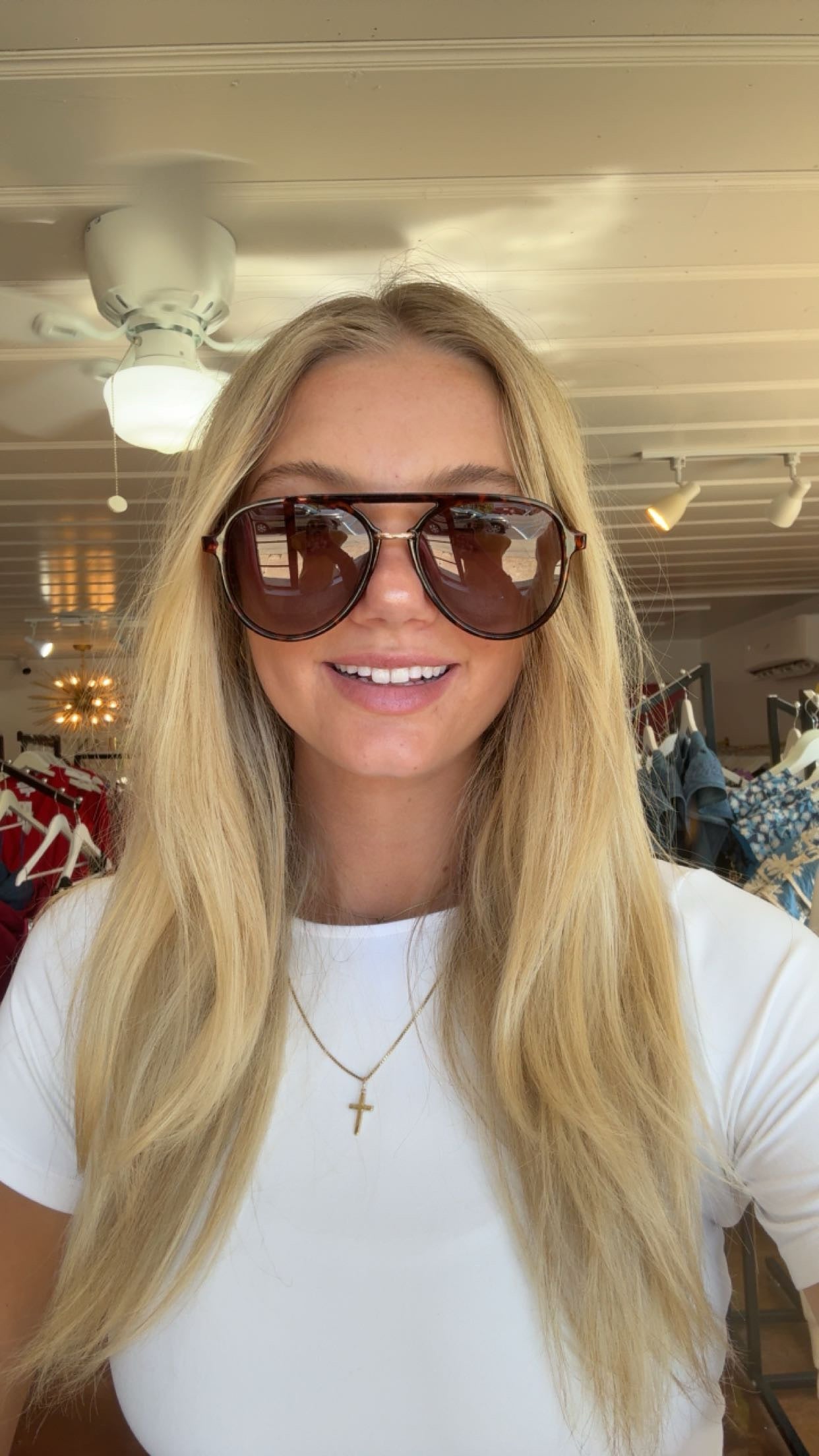 DAX Earhart cheetah sunglasses