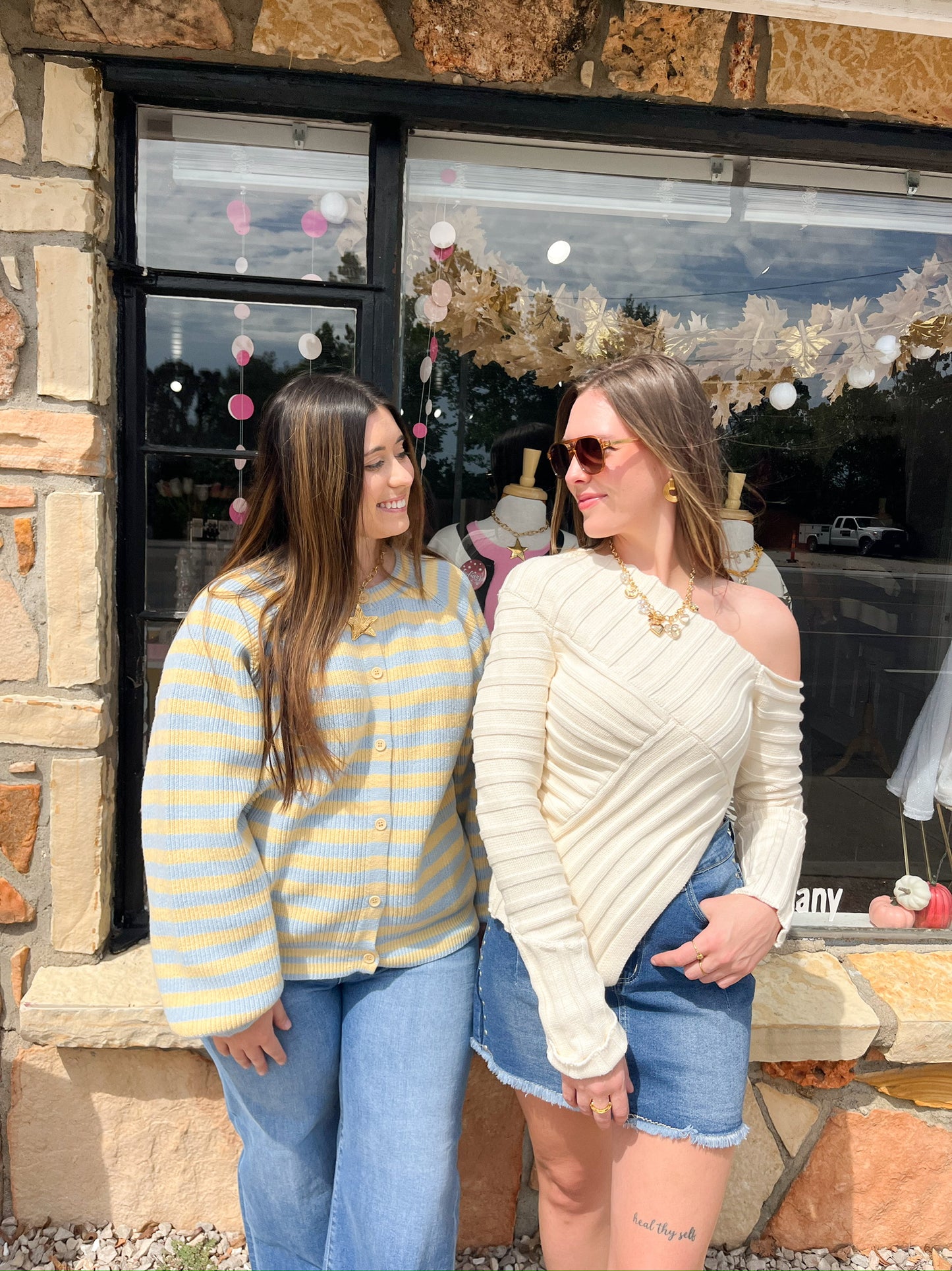 Ellie Ivory Knit Top