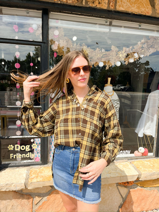 Cara Plaid Shirt