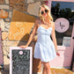 Lily Blue Gingham Dress