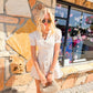 Serena Gingham Puff-sleeve Dress