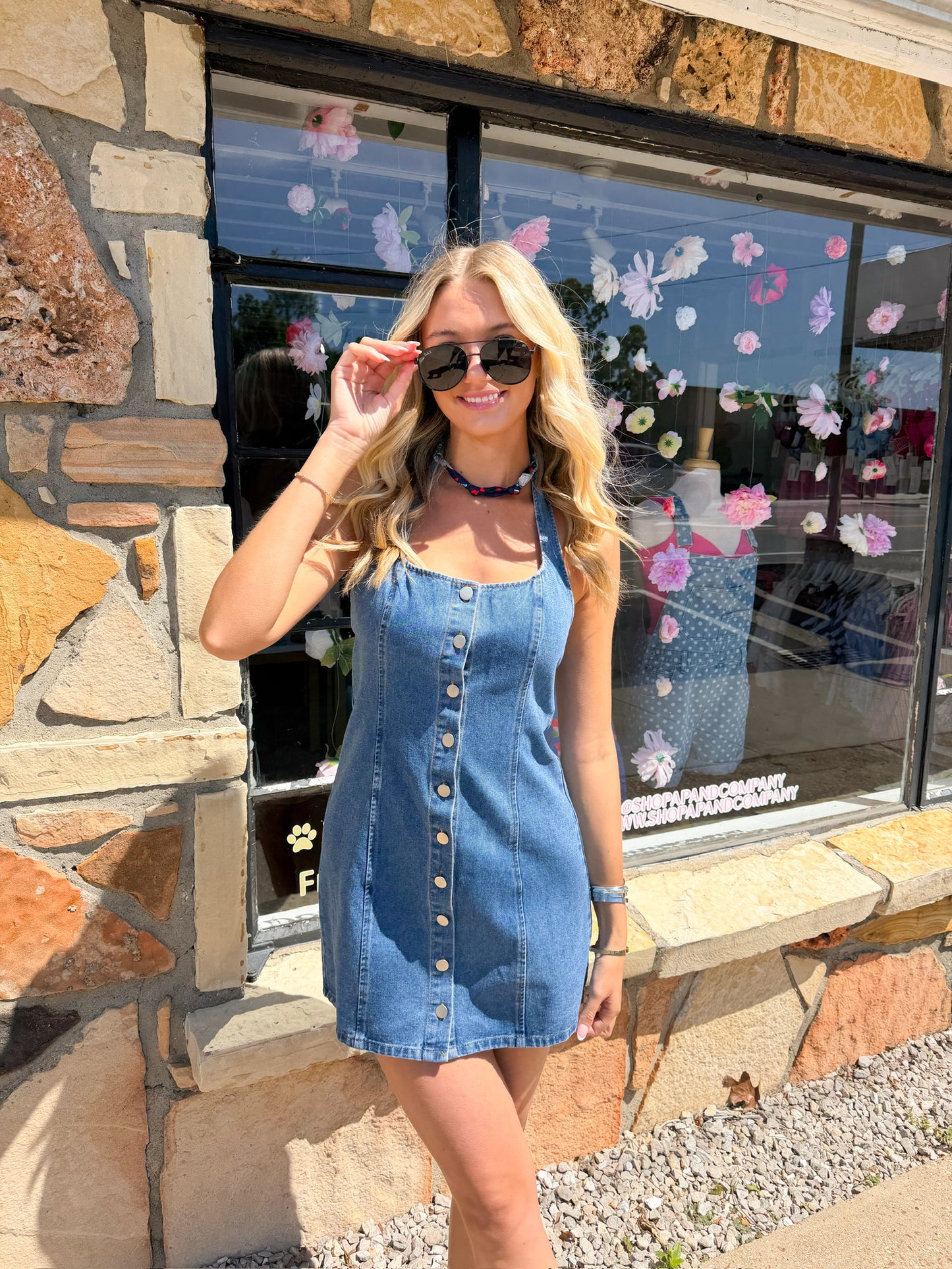 Lennon Denim Dress