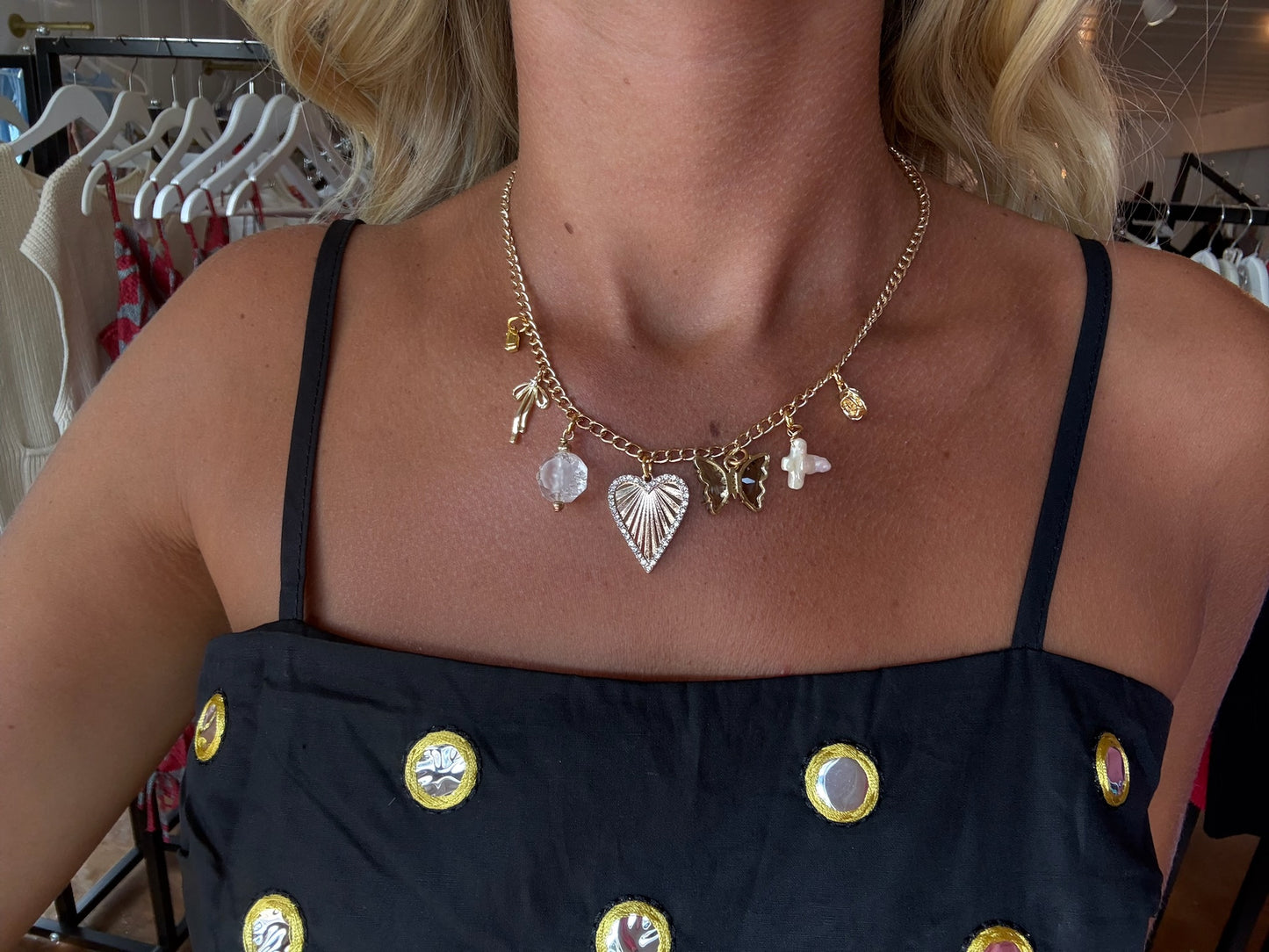 Half Moon Bay State Beach Charm Necklace