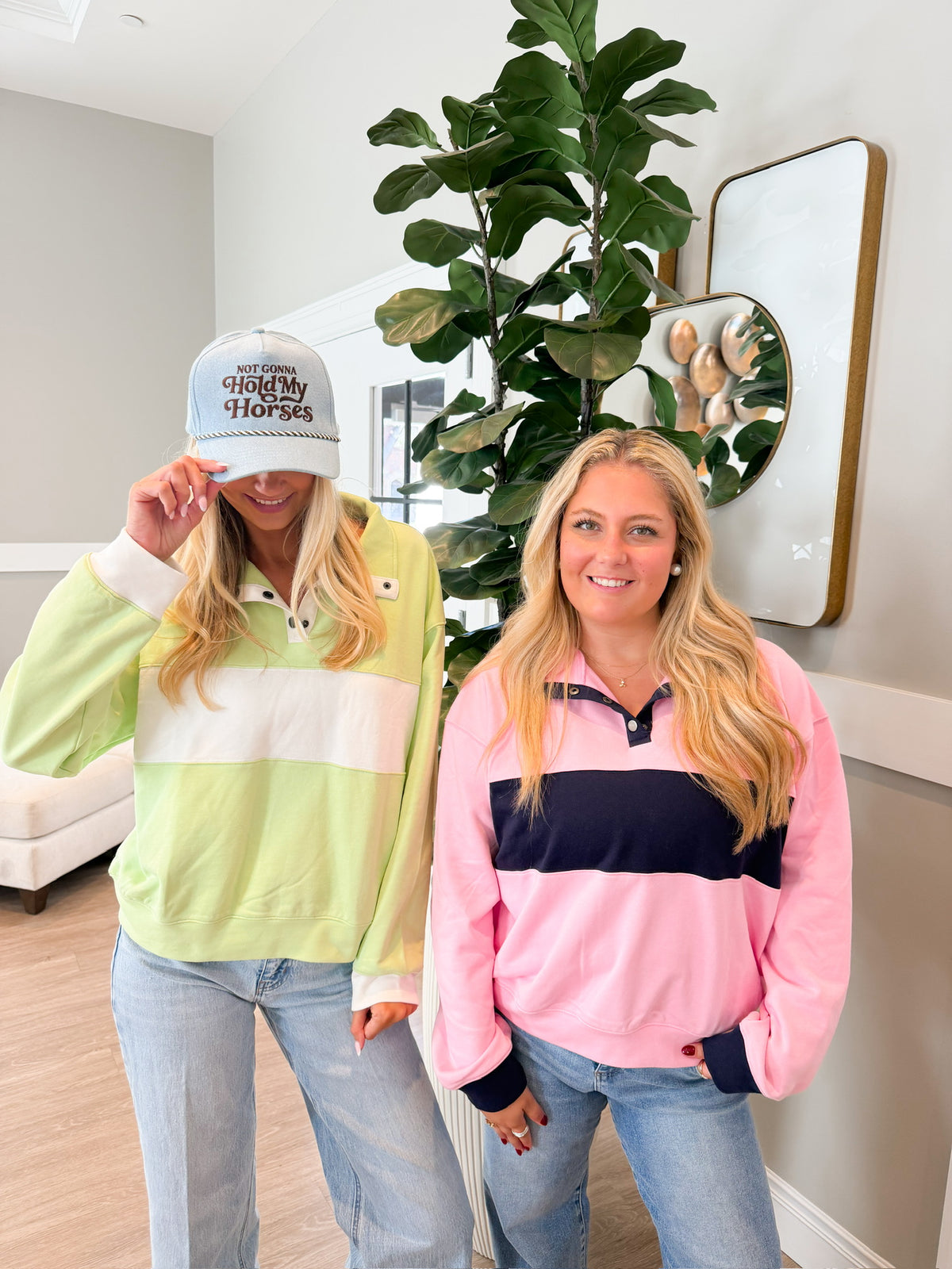 Briar Colorblock Top Pink