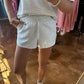 Scuba Short Sleeve Top & Shorts Set H Grey