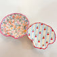 Shell dish floral