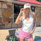 Etta Pink Gingham Shorts