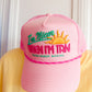 I’m Nicer when I’m Tan - Pink Canvas Trucker Hat