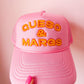 Queso and Margs - Pink Foam Trucker Hat