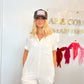 Deb white romper