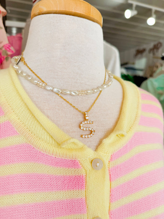 Ariel Initial Necklace