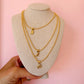 Levi Gold Initial Necklace