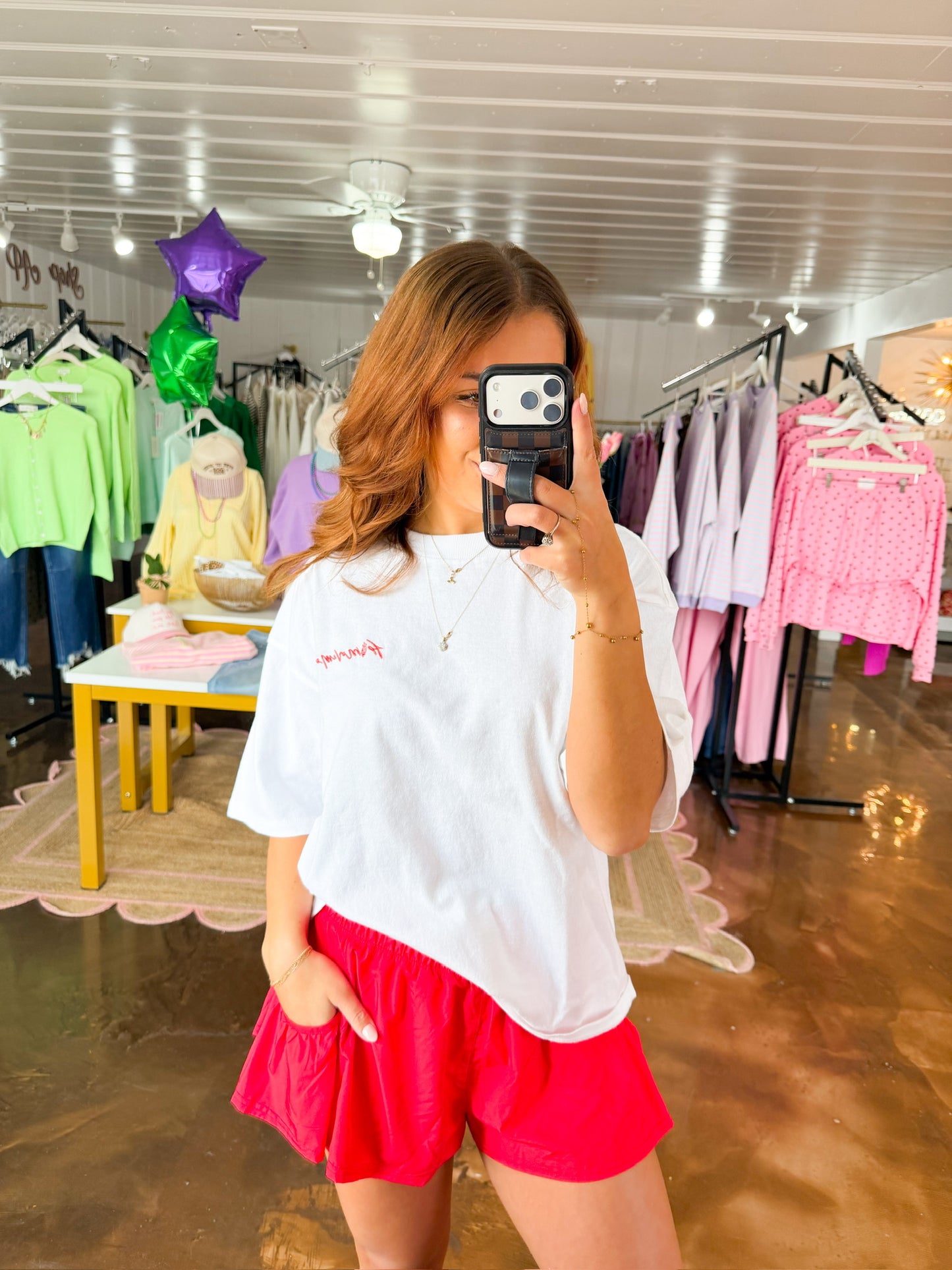 FP Movement LOGO TACKLE TEE W/O POCK / URBAN BUTI WHITE