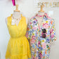Odette white multi dress