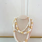 Pearl heart beat necklace