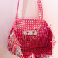 Pink Petale | Large Quilted Ruffle Tote Bag