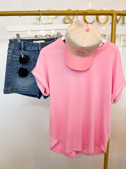 Sarah light pink top