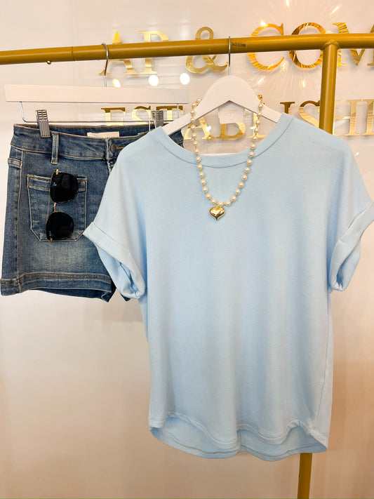 Sarah blue top