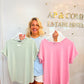 Sarah light pink top