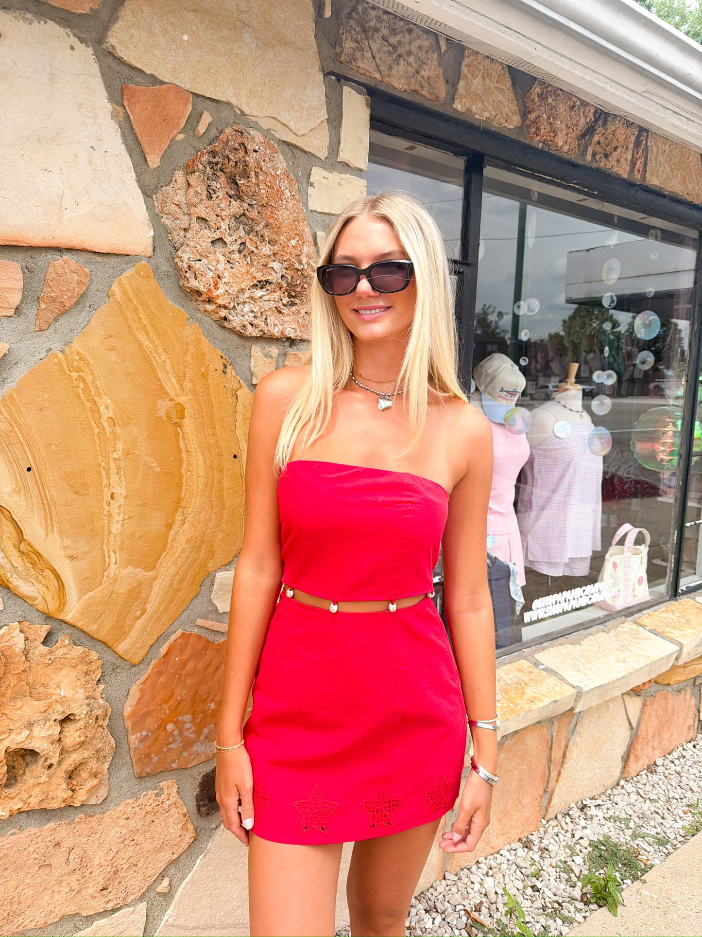 Dolly Red Star Dress
