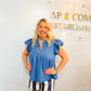 Ella denim top