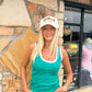 Sirena Colorblocked Rib Tank Rainforest