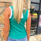 Sirena Colorblocked Rib Tank Rainforest