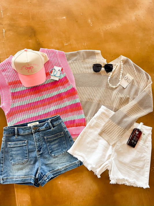 Fern taupe sweater