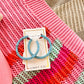 Holly Mega Hoop Earrings - Turquoise