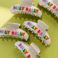 Multicolor dilly dally hair clip