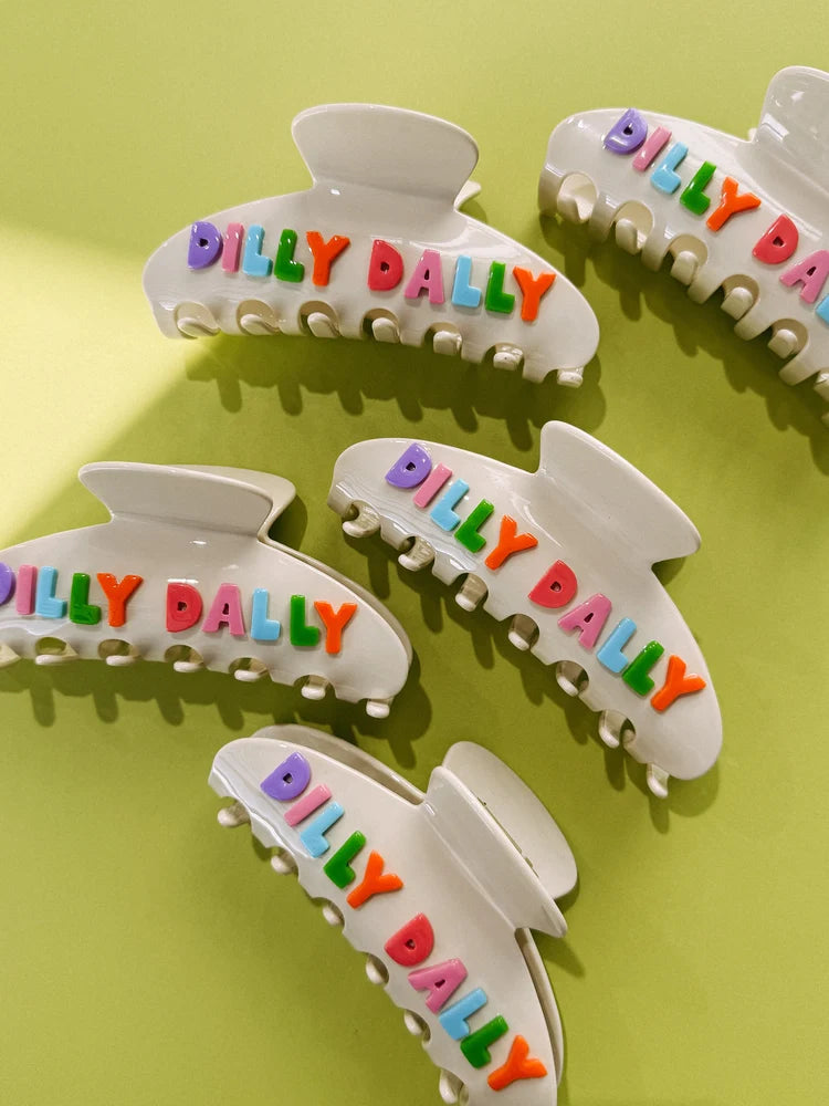 Multicolor dilly dally hair clip