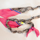 Knotted Scarf Gia Bright Pink