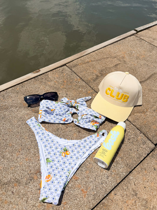 Summertime Bikini Lemon Bottoms