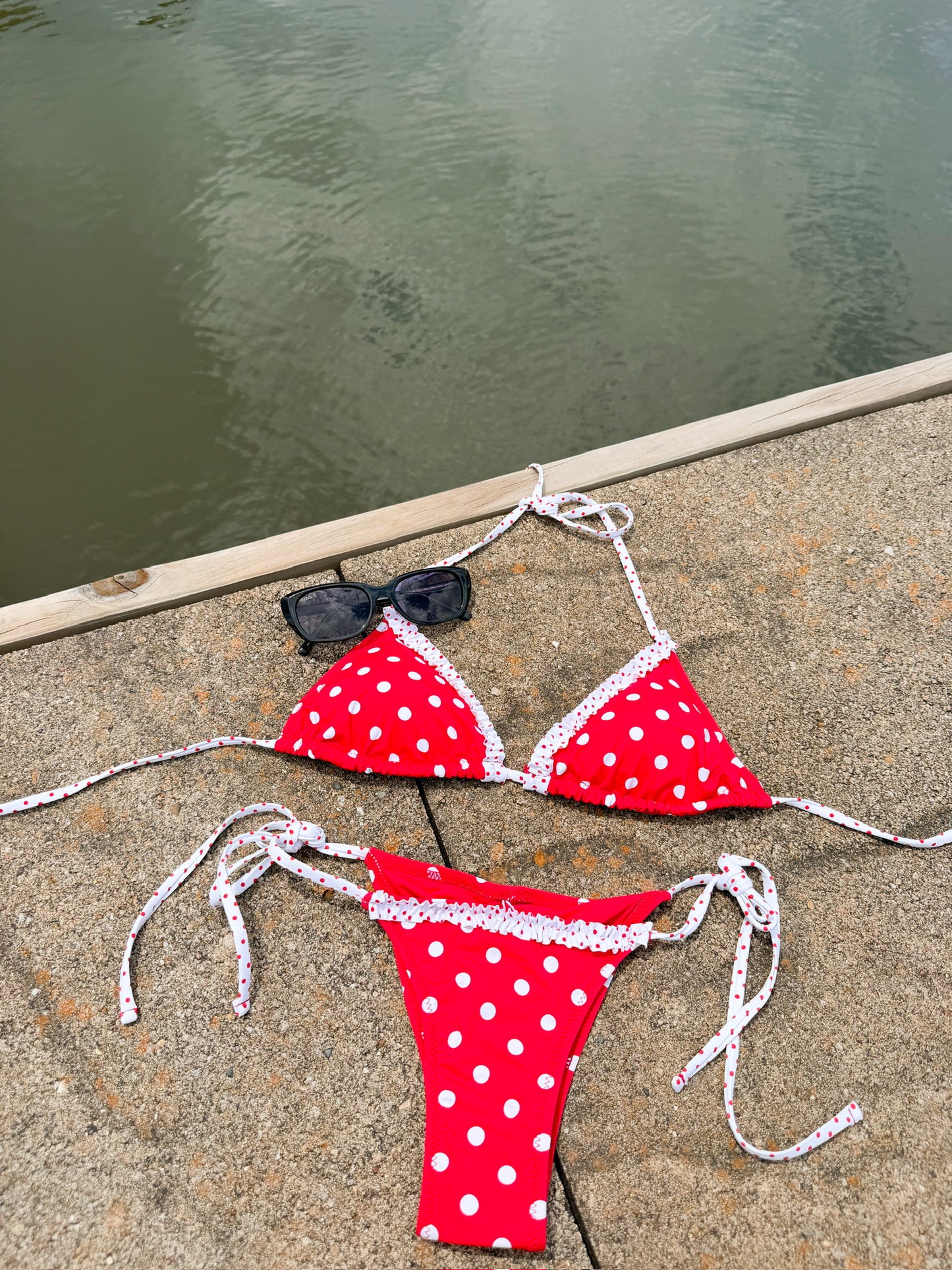 Sunny Days Bikini Red Bottoms