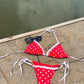 Sunny Days Bikini Red Top