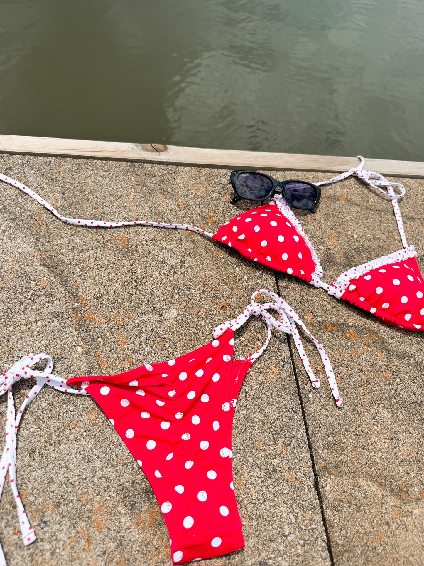 Sunny Days Bikini Red Bottoms