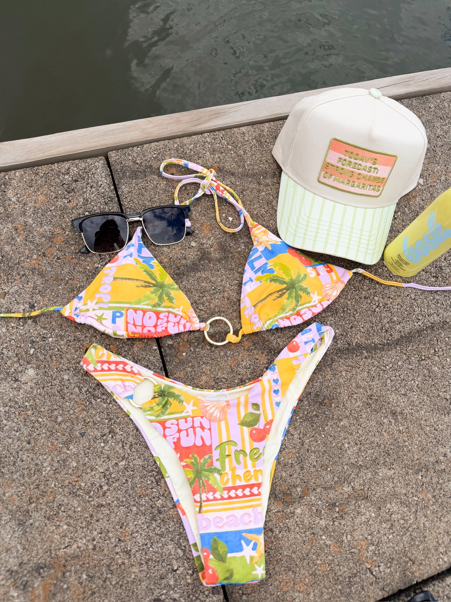 Mid Summer Bikini Tropical Bottoms