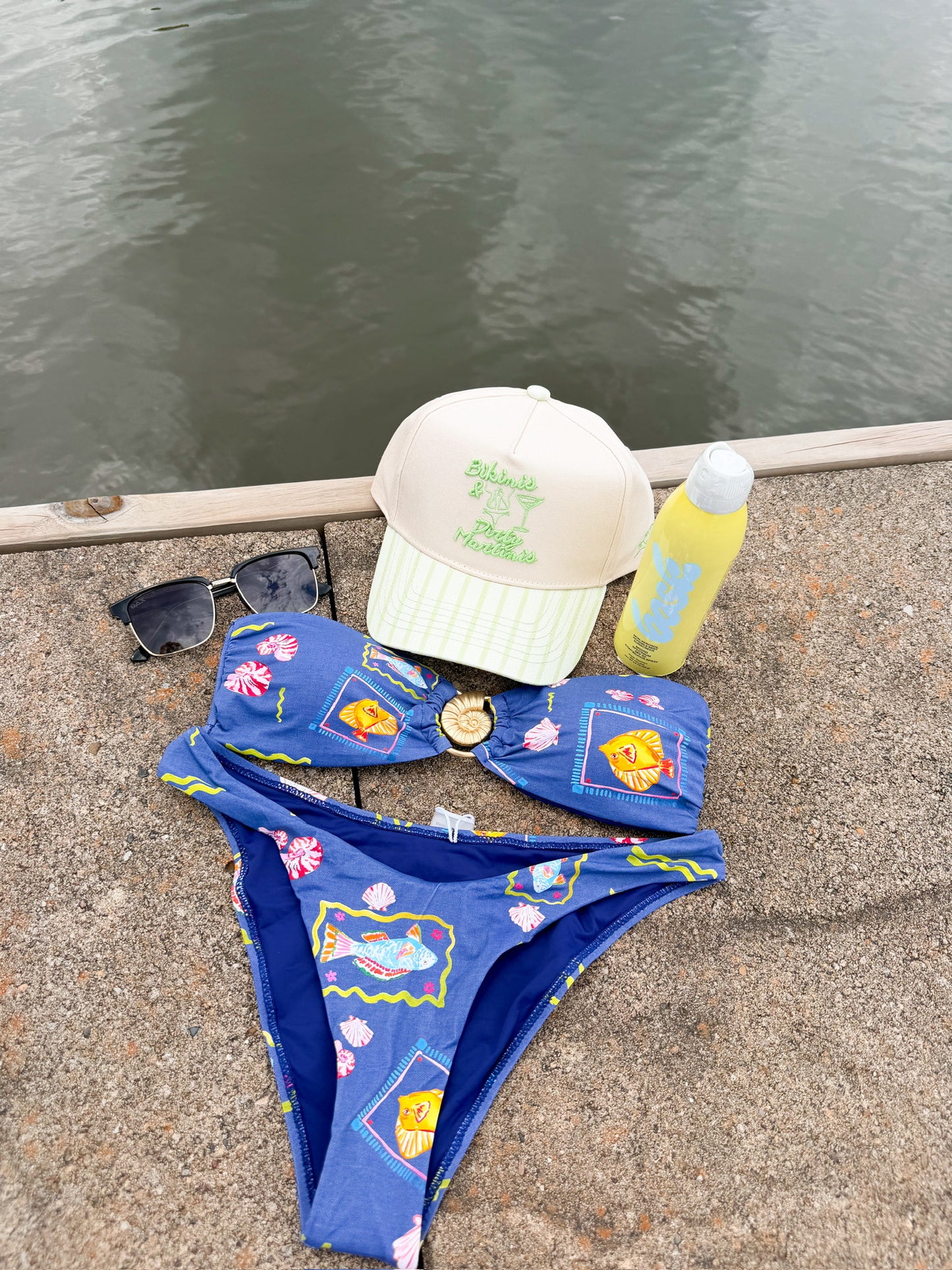 Seaside Soiree Bikini Ocean Top