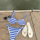 St Tropez Bikini Navy Top