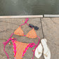 Wonderland Bikini Orange Top