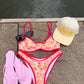 Seaside Picnic Bikini Orange Bottoms