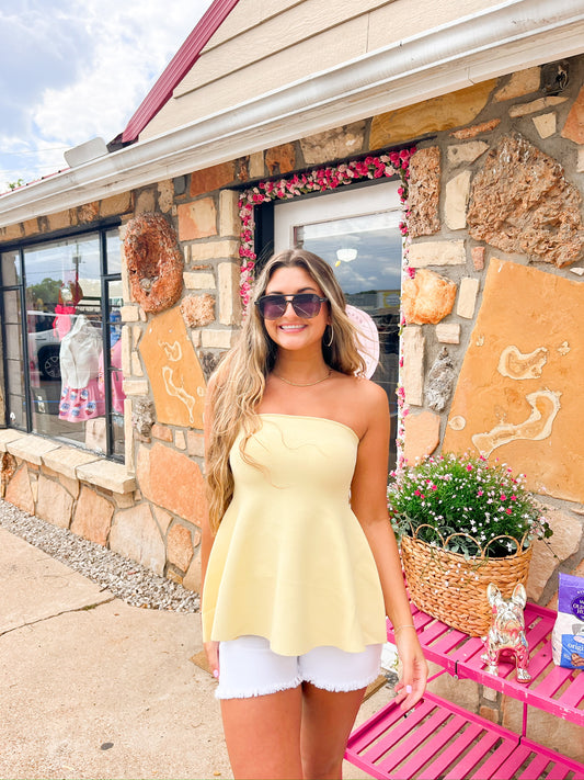 Onna butter yellow sweater